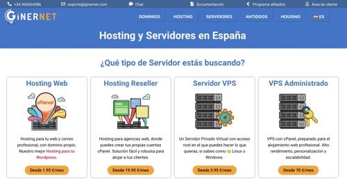 Código promocional Ginernet