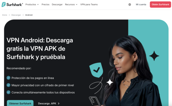 VPN Surfshark Android